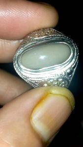 Kalimaya asli banten jarong aslinya lebih bagus jenis kopi susu bkan bunglon dimensi 15×7×45mm.ring alpaka.no 9.mulus kinclong no krak..