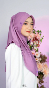 ARRAFI Hijab Instan AR 888 Stella Premium Polos Pet Antem √ Armyna Hijab ||