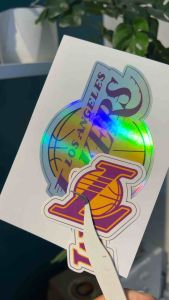 IQS 0035 Basketball Sticker Reflectorized for Car for Motorcycle