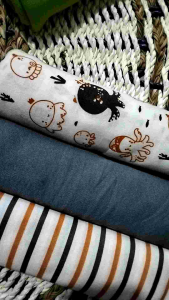 3 pcs bedong bayi motif sapi ukuran jumbo