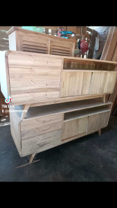 Meja TV Retro Sliding Murah Terbaru