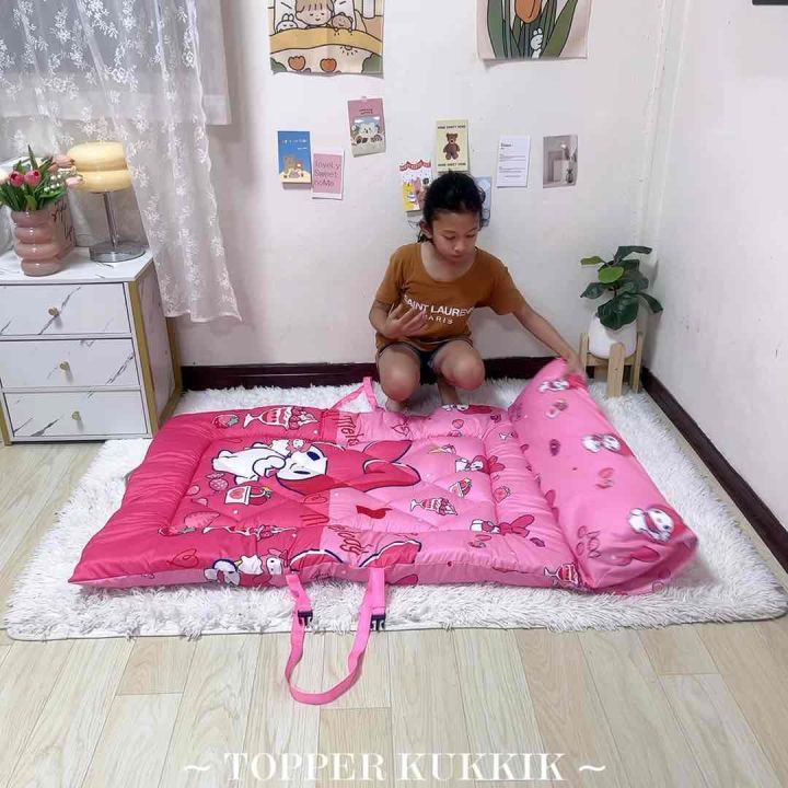 💖 ที่นอนเด็กอนุบาลรุ่นจัมโบ้+ผ้าห่ม🧸ที่นอนขนาด 80*140 ซม./ผ้าห่มขนาด ...