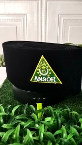 Songkok Peci Kopyah Logo  Ansor Pria Dewasa dan Anak Anak