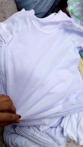 12PCS /6PCS BABY PLAIN WHITE T-SHIRT FOR BABY 0-6 months old / Infant / Newborn T-Shirt Set / Bundle for baby for girl or baby boy SOFT & COMFORTABLE FABRIC