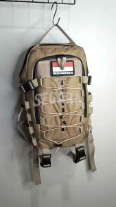 TAS BACKPACK TACTICAL WATERPROOF/ TAS SEPEDA ARMY FREE PATCH RUBBER