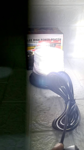 LAMPU LED ROTARI 4 MODE PUTIH 12-24 VOLT