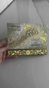 Blangko Undangan Kosong Pernikahan Erba Kartu BLANKO Simple 88126 (5 Lembar atau 100 Lembar)
