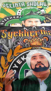 BENDERA SYEKHERMANIA DESAIN TERBARU DAN TERLARIS BONUS STIKER