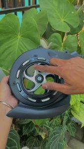 Tutup cover kipas mesin set spinner almunium yamaha mio j mio gt soul gt 115 fino 115 x ride 115cc