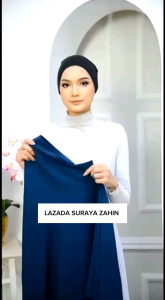 [ Berdagu ] Bidang 50 Tudung Bawal Instant Chiffon Awning Scuba / Bawal Instant Chiffon Awning Scuba