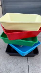 อ่างเปล สีครีม อาบน้ำเด็ก กระบะทราย กระบะเล่นน้ำเด็ก อ่างบัว อ่างเลี้ยงปลา ผสมปูน กระบะปูน