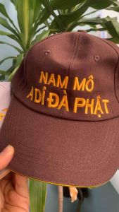 Nón thêu A Di Đà Phật nhiều mẫu