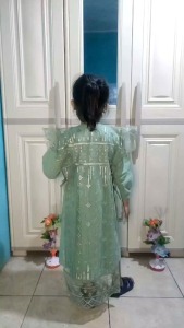 Tiara Kids Tunik Outer Long Vest Brokat Anak Terbaru / Outer Bridesmaid Anak Usia 3 - 13 Tahun  Outer Hari Raya Kondangan Pesta