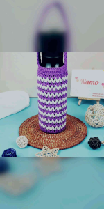 Túi handmade để bình giữ nhiệt 500ml