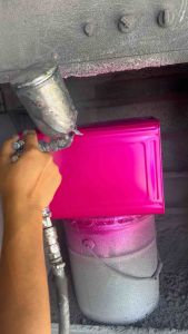 ชมพูบานเย็น สีพ่น2เค สีพ่นรถยนต์ สีพ่นมอไซค์ สีพ่นรถบรรทุก สีพ่นเรือ สีพ่นป้าย สีพ่นทุกชนิด