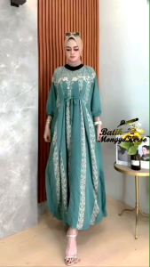 BISA COD / BAYAR DITEMPAT KAFTAN SUPER JUMBO WANITA BATIK BUSUI ZIPPER GAMIS MURAH SUPER BEST SELLER