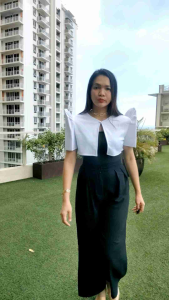 MARIA CLARA CROPPED Filipiniana Neoprene Bolero Cover-Up (Up to 2XL) Suitable for All Occassions Puffed Sleeves by Star Sky Dress Shop