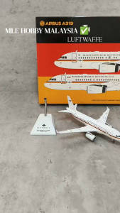 Lufwaffe German Airbus A319 Military Aircraft 1/200 JC wings Premium collection MLE HOBBY