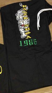 Sragam pagar nusa bordir satu stell kuning