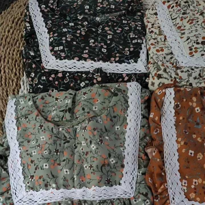 GAMIS BUNGA shakila KOMBINASI RENDA/COD BAYAR DITEMPAT