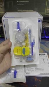 PORTEX Epidural Minipack System 1 with Clamp Clear catheter 3 lateral eyes G18 with clamp