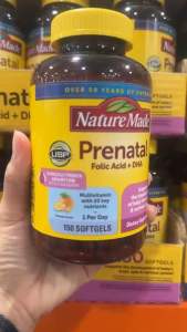 Vitamin cho bà bầu Nature Made Prenatal Folic Acid Dha 150 viên