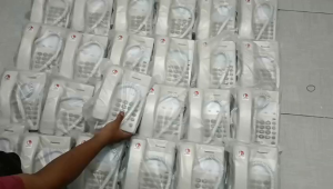 Pesawat Telpon telphone Panasonic KX-T2371 bekas second - Putih