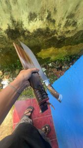 Golok Sembelih Ki Atep Baja Per Asli Super Tajam Pisau Daging Panjang - Gorgom Store