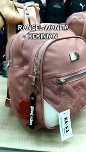 tas ransel mini wanita terbaru bahan nylon waterproof Anti air elegan fashion Korean style