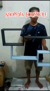 Rak Kayu Hiasan Pajangan Dinding Ruangan Rak Tempel Serbaguna Forniture Dekorasi Rumah Rak Terbaru