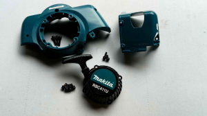 ฝาสตาร์ทเครื่องตัดหญ้า+ฝาครอบเสื้อสูบ+ลานดึง (แยกขาย) เครื่องตัดหญ้า 2 จังหวะ "ยี่ห้อ" มากีต้า Makita RBC411U และ MARUYAMA รุ่น MBC 411U #งานคุณภาพ