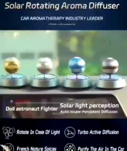 parfum pajangan dashboard mobil motif sepak bola tenaga surya