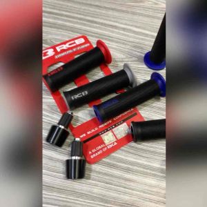 HANDFAT / HANGRIP RCB ORIGINAL ( BULU LEMBUT ) + JALU STANG FULL CNC BISA UNTUK SEMUA JENIS MOTOR