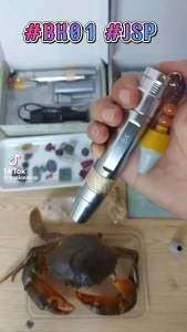 Đèn soi đá quý 3 màu BK01 Trắng Vàng Tím kèm sạc pin đèn soi cua gạch soi tiên giả JSP tặng đá ruby thô JSPa