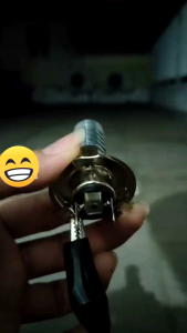 Cuci Gudang: Lampu Depan Motor/Mobil H4 Kaki 3 Laser 2 Warna & Senja Biru Vixion SCopy