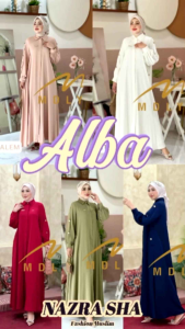 (8x) MDLY ALBA Baju Gamis Dress Muslimah Alba Dress By MDLY. Nazra Sha