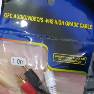 Kabel AUX 2 in 1 1.0 meter high grade cable