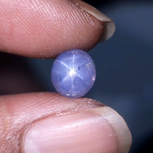 Natural blue sapphire star ceylon safir srilanka no treatment BODY GLASS