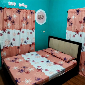 RJO FLOWER DRAW CANADIAN COTTON BEDSHEET TERNO PUNDA KURTINA KUMOT DOORMAT