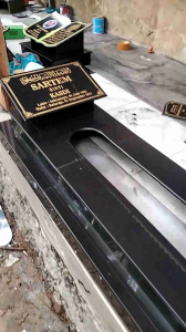 BATU NISAN KIJING MAKAM ANAK GRANIT FULL SET UKURAN 40X100 CM