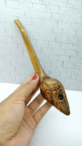Once Padukan Kayu Bidara Ukir Pak Jenggot S71