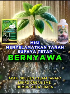 Beli 2 Extra Hemat Living Soil Asam Humat Organik Booster Nutrisi Tanaman 500gr