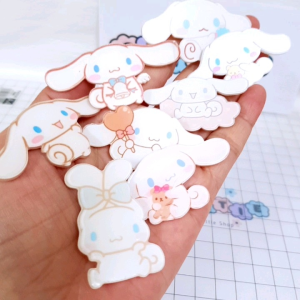 玉桂狗可爱卡通亚克力胸针Diy书包背包帽子笔盒服饰挂件别针徽章配件 SR Cinmamoroll Acrylic Cartoon Brooch Badge Pin School Pencil Bag Hat Kerongsang Budak Hiasan Beg Topi XZ67