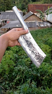 Golok Cacah Tulang Super Kuat & Tajam Serbaguna Gagang Pipah Besi