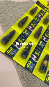 CELAK MATA INDIA AMEERAH CELAK KAJAL WARNA HITAM VITAMIN E ALMOND OIL