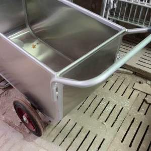 รถอาหารสแตนเลส ถังอาหาร อุปกรณ์ในฟาร์ม 1 คำสั่งซื้อ ต่อ 1 ชิ้น