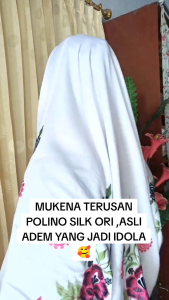 MUKENA DEWASA POLINO SILK &POLIMIKRO ADEM BORDIR CANTIK MURAH