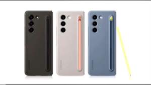 Chính hãng nguyên seal-Ốp lưng kèm S Pen/ Slim S Pen Case  cho điện thoại Samsung Galaxy Z Fold5/ Z Fold5 5G