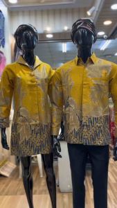 Baju Batik Tunik | batik couple modern | Batik Sarimbit keluarga| Bahan Katun Solo Lapisan Full Furing Trikod