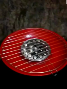 Panggang Sosis Grill Ukuran Besar 32 Cm Bahan Logam Aluminium